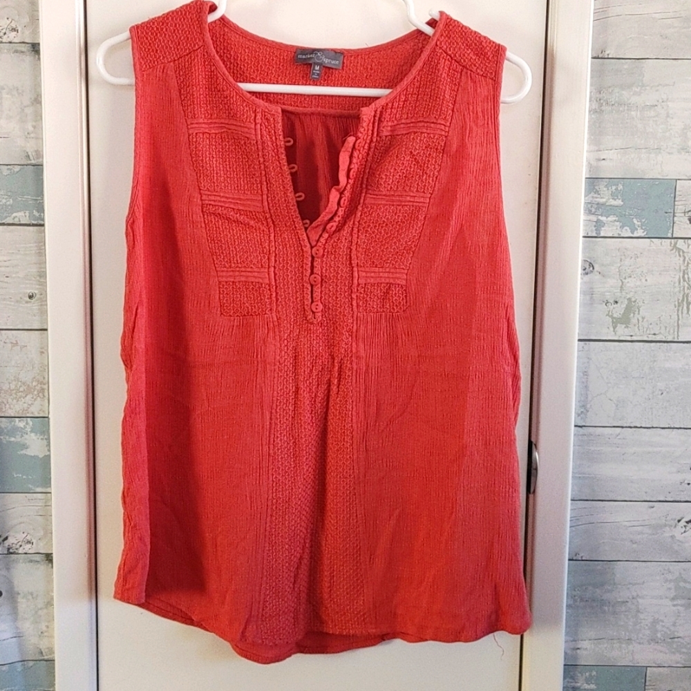 Market & Spruce Coral Medium Tank
